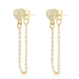 Métal TQ laiton boucles d'oreilles