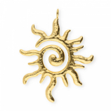 Soleil en spirale Doré