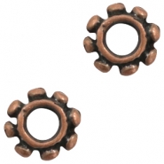 Perles en métal TQ anneau Bali cuivre (sans nickel)