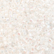 Perles Miyuki delicas 11/0 Pale peach lined AB crystal DB-52