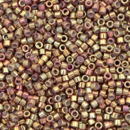 Perles Miyuki delicas 11/0 Metallic iris earth batik gold DB-1010