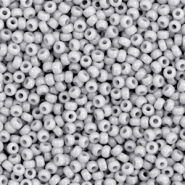 Perles de rocailles Miyuki 11/0 Opaque gray 11-498