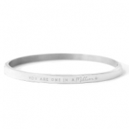 Bracelets en acier inox "YOU ARE ONE IN A MILLION" argenté