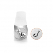 ImpressArt tampons poin&ccedil;on hame&ccedil;on 6mm argent&eacute;