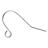 Apprêts en acier inox boucles d'oreilles crochet argenté antique