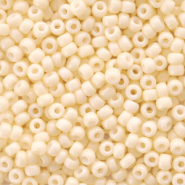 Perles de rocailles Miyuki 11/0 Opaque dark cream beige 11-492