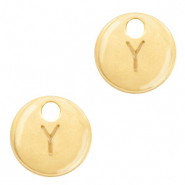 Breloques en m&eacute;tal Basic Quality lettre Y Dor&eacute; (sans nickel)