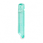 Pierres naturelles pendentifs Quartz Vert oc&eacute;an opale