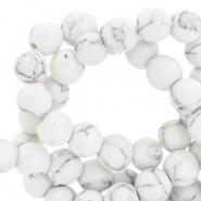 Pierres naturelles 4mm Blanc cassé
