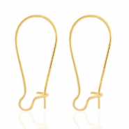 Boucles d'oreilles en acier inox Doré