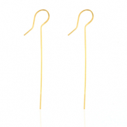 Boucles d'oreilles en acier inox Doré