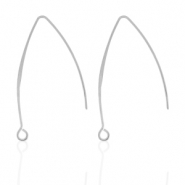 Boucles d'oreilles en acier inox Argenté