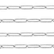 Apprêts en acier inox chaîne maille jaseron maillons argenté