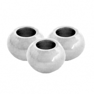 Perles en acier Inox 5mm Argenté