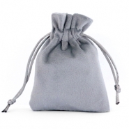 Sachet à bijoux en velours Grey