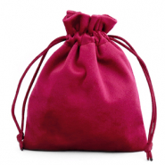 Sachet à bijoux en velours Rouge port