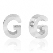 Perles en acier Inox lettre G Argenté