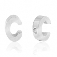 Perles en acier Inox lettre C Argenté