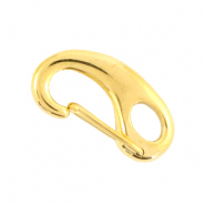 Apprêts en acier inox fermoir mousqueton 23mm Doré