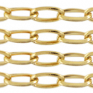Apprêts en acier inox chaîne maille jaseron maille forçat Doré
