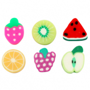 Perles en polymère fruit mix Multicolore