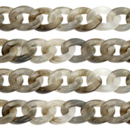 Chaîne acrylique 19mm Gris