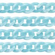 Chaîne acrylique 19mm Bleu clair