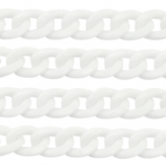 Chaîne acrylique 19mm Blanc