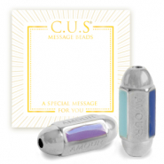 Bijoux C.U.S® message beads "amour" Argenté (sans nickel)