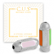 Bijoux C.U.S® message beads "amour" Argenté (sans nickel)