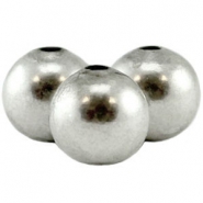 Perles en m&eacute;tal DQ 4mm Argent antique 