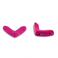 Perles tile flèche Rose magenta