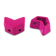 Perles tile flèche Rose magenta