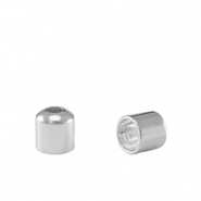 Embouts en métal DQ Ø3.2mm Argenté antique (sans nickel)