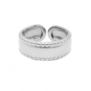 Bagues en acier Inox Argenté