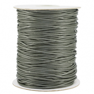 Fil macramé tressé 1.5mm Gris foncé
