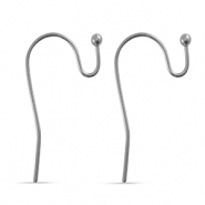 Boucles d'oreilles en acier inox Argenté