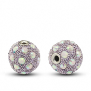 Perles bohèmes Lilas-strass