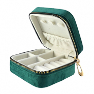 Boîte à bijoux de voyage Bleu