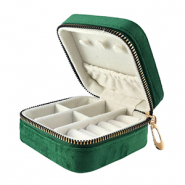 Boîte à bijoux de voyage Vert