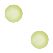 Cabochon "Pierre de Naissance" Août doux 4mm Polaris Elements SS16 Shiny Vert lime