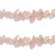Perles chipstone Cristal Rose clair