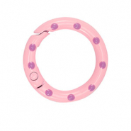 Appr&ecirc;ts color&eacute;s anneau porte-cl&eacute;s Rose- violet