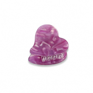 Accessoires pour cheveux pince à cheveux coeur Violet