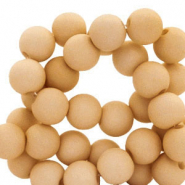 Perles acryliques 4 mm Marron clair
