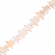 Perles coquillage étoile Rose clair