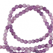 Pierres naturelles 3mm facettées Violet clair