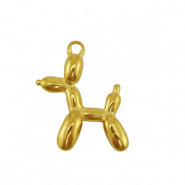 Breloques en acier Inox chien ballon Doré