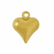 Breloques en acier Inox coeur Doré