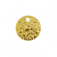 Breloques en acier Inox ronde Doré